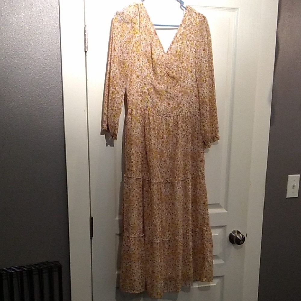 Floral Long Sleeve Dress
